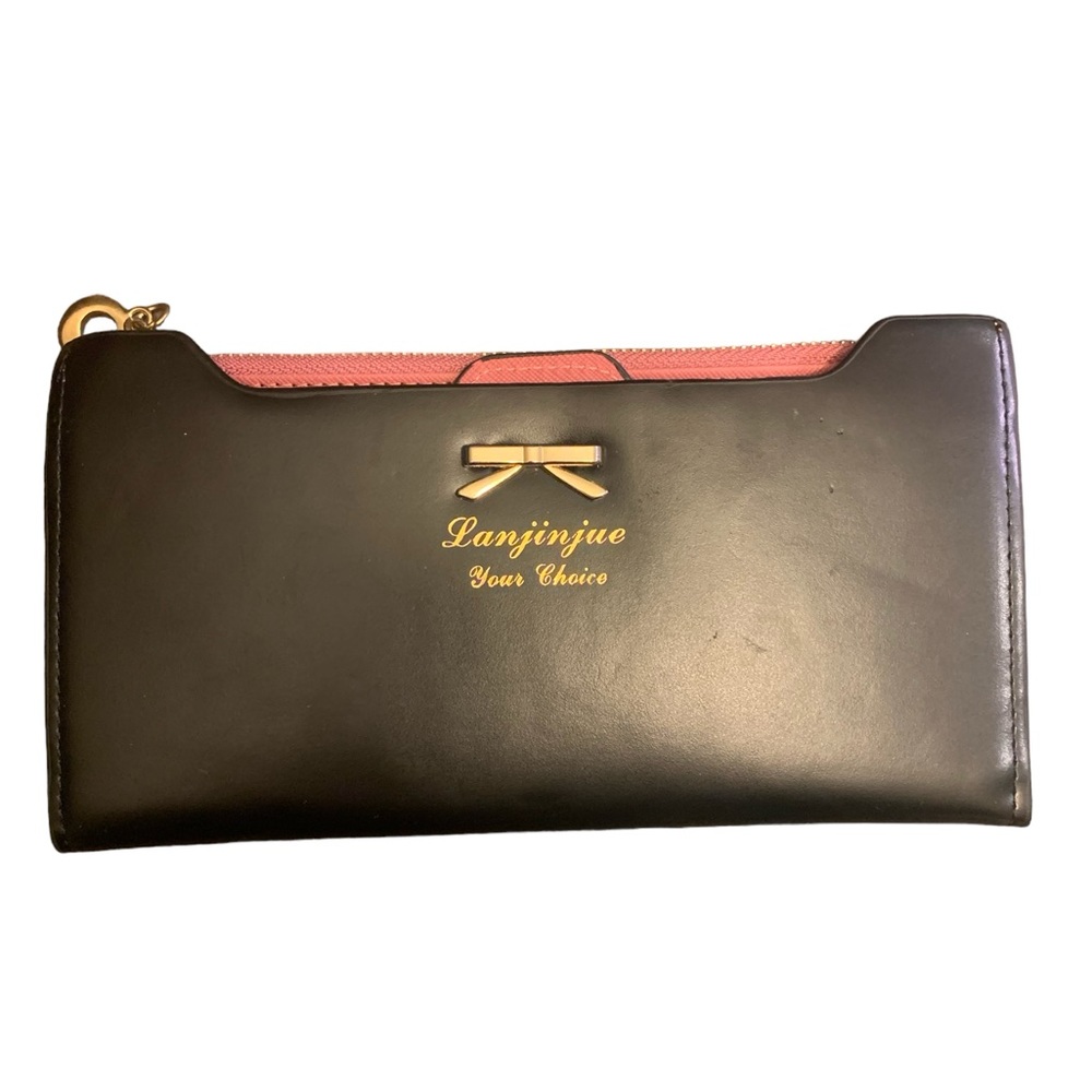 New Lanjinjue Your Choice black leather wallet